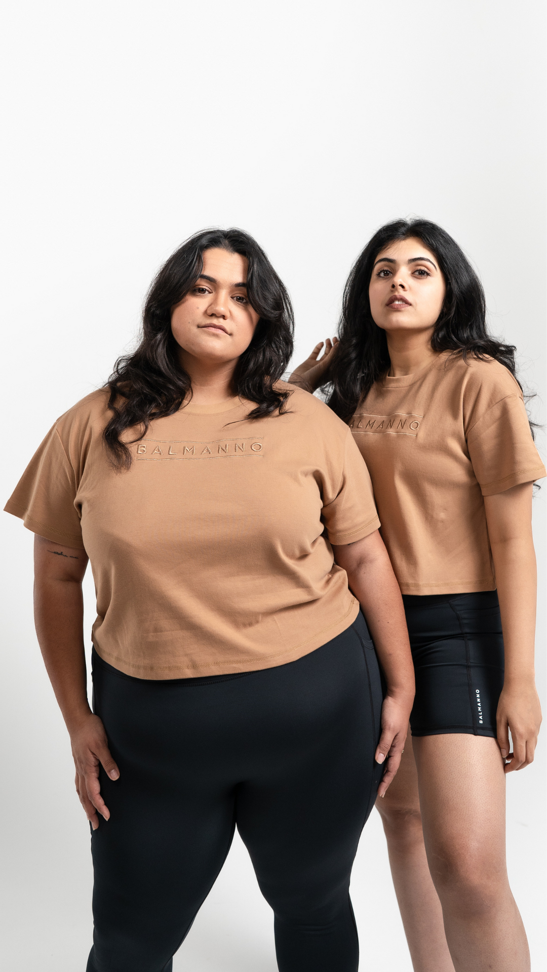 Luxe Crop Tee | Mocha