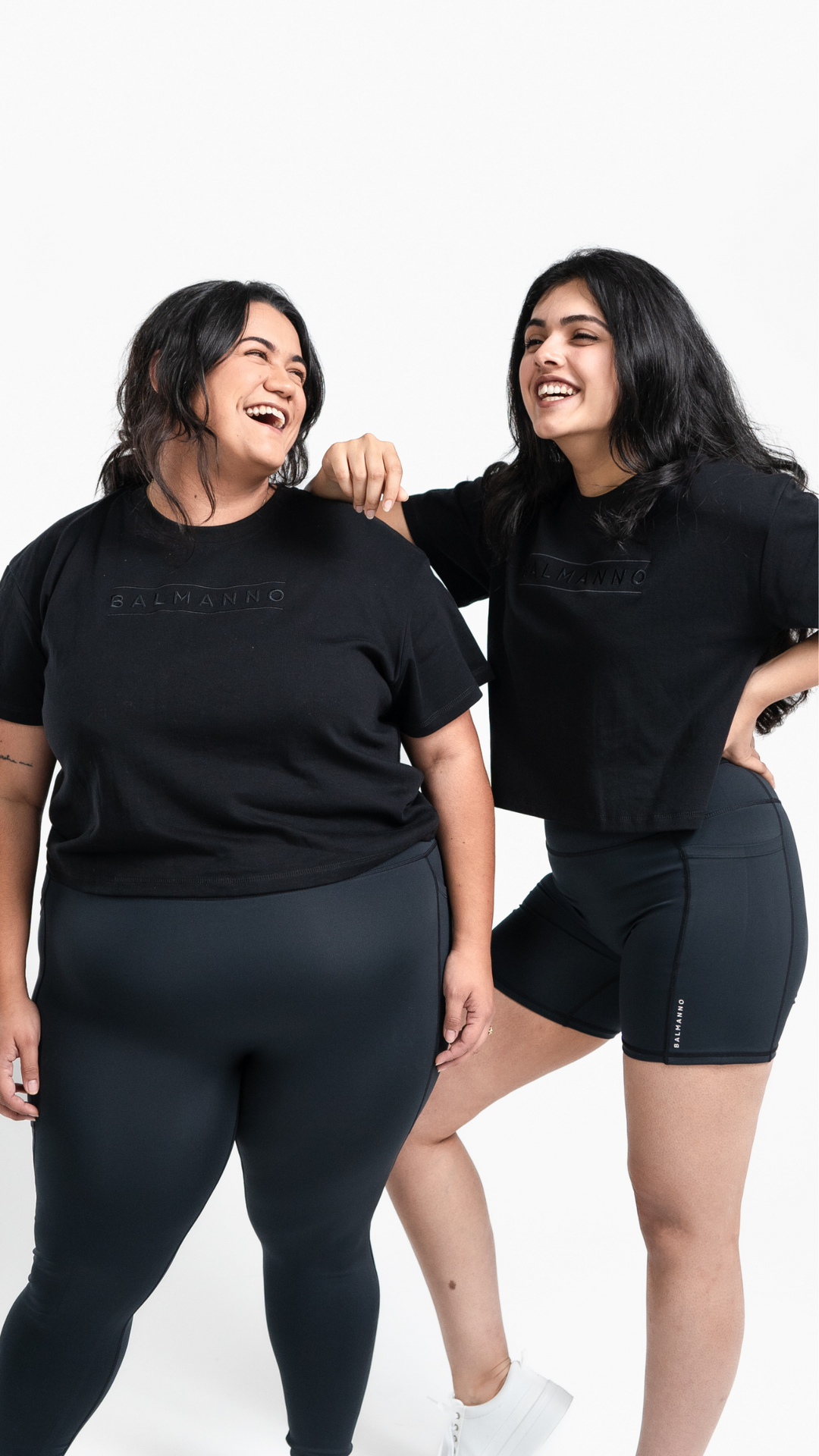 Luxe Crop Tee | Black