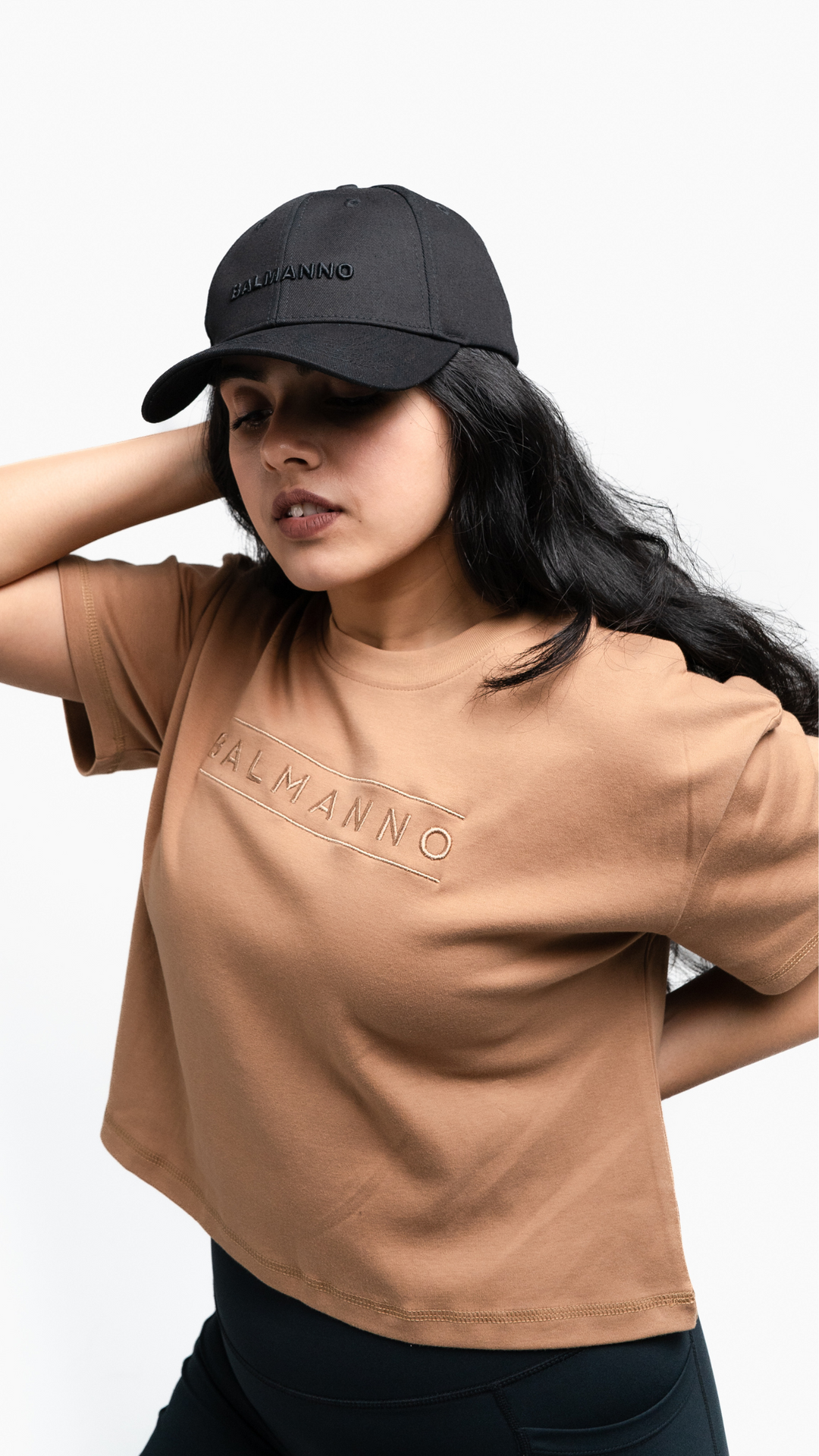 Luxe Crop Tee | Mocha