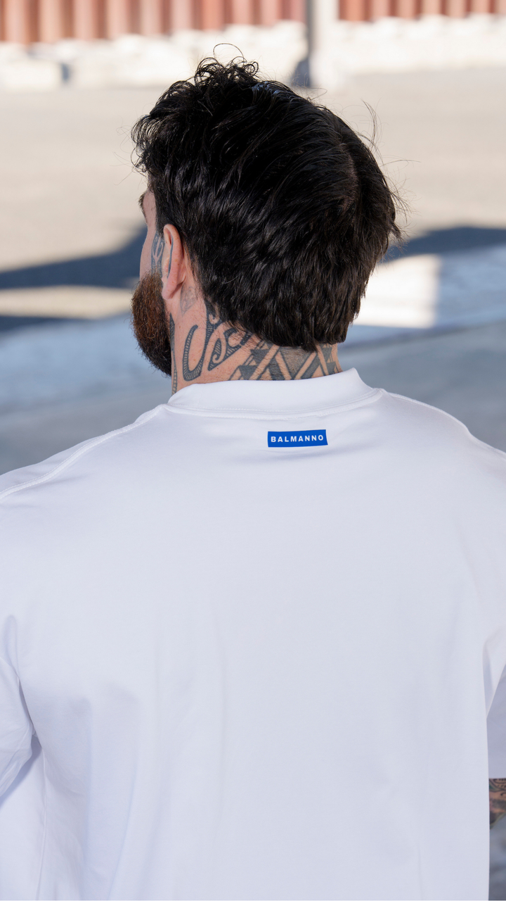 Oversized Origin Tee | White
