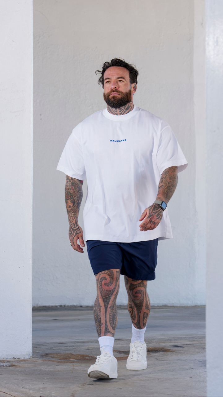 Oversized Origin Tee | White