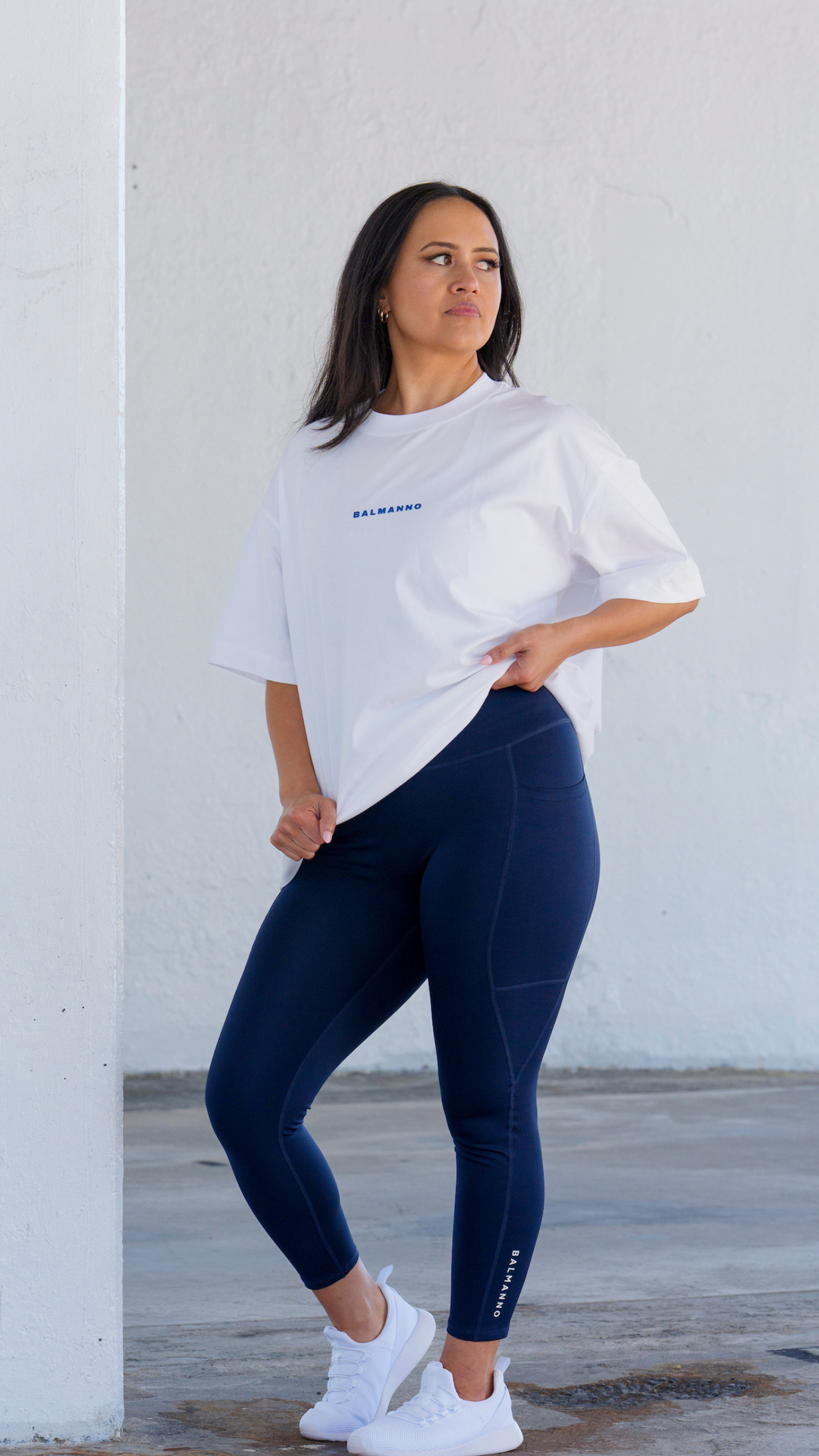 Oversized Origin Tee | White
