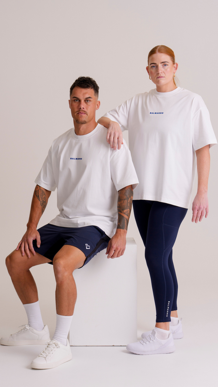 Oversized Origin Tee | White