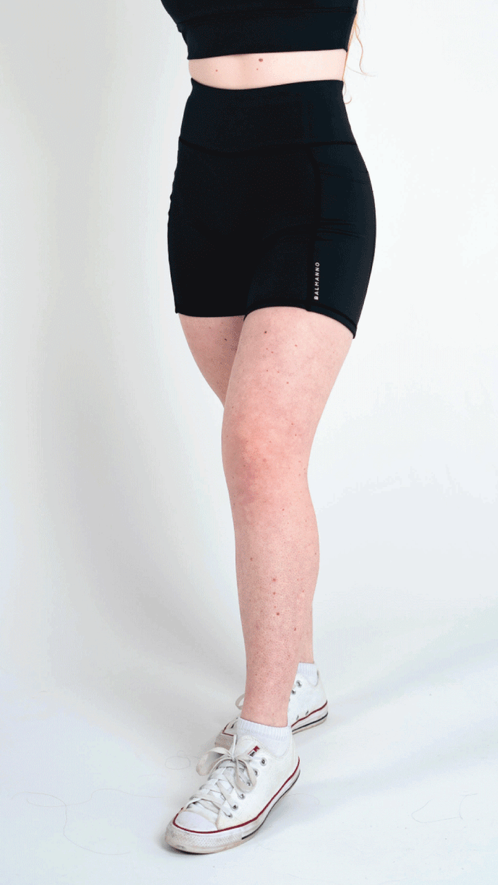 Legacy Legging Mid Shorts | Black
