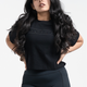 Luxe Crop Tee | Black
