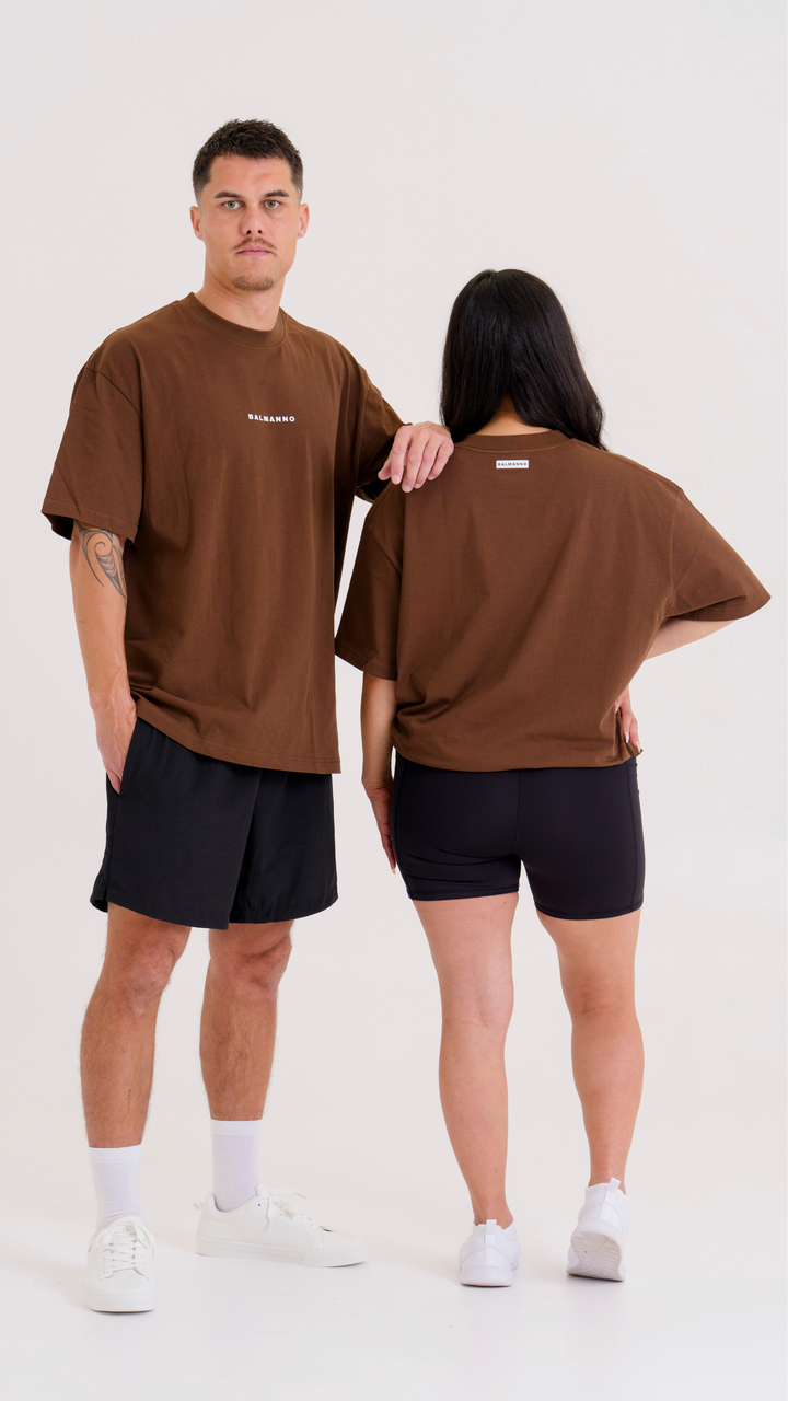 Oversized Origin Tee | Espresso