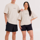 Oversized Origin Tee | Latte